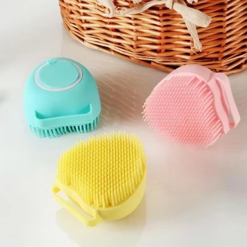 Pet Cleaning Wash Bath Massage Brush Soft Silicone Pet Accessories for Dogs Cats Tools Pet Supplies Расческа Для Собак