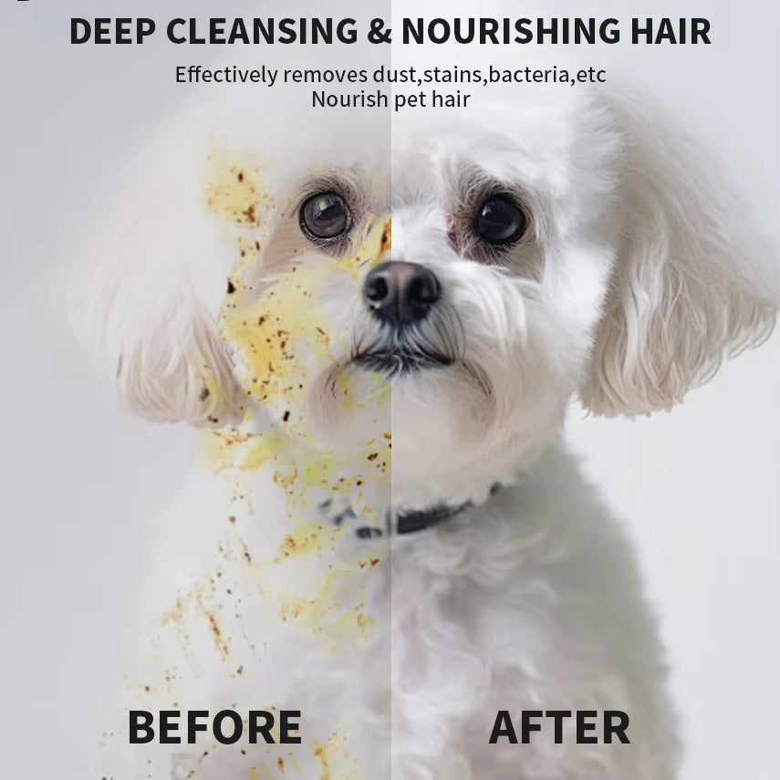 6Pcs/Bag Pet Wash Free Gloves Cats Dogs Bathing Cleaning Dry Cleaning Wipes Gloves Deodorizing Wipes Pet Products