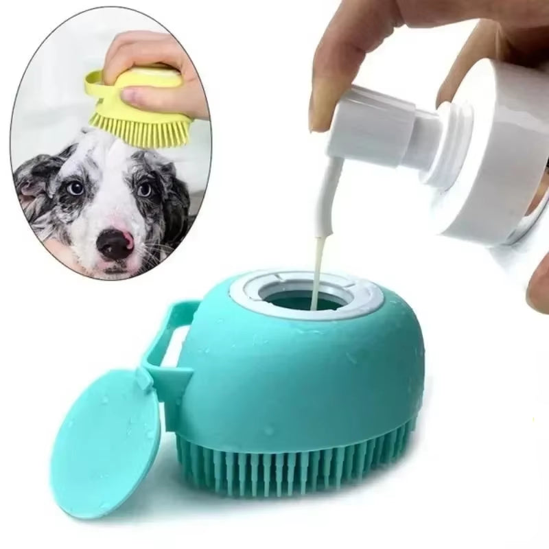 Pet Cleaning Wash Bath Massage Brush Soft Silicone Pet Accessories for Dogs Cats Tools Pet Supplies Расческа Для Собак