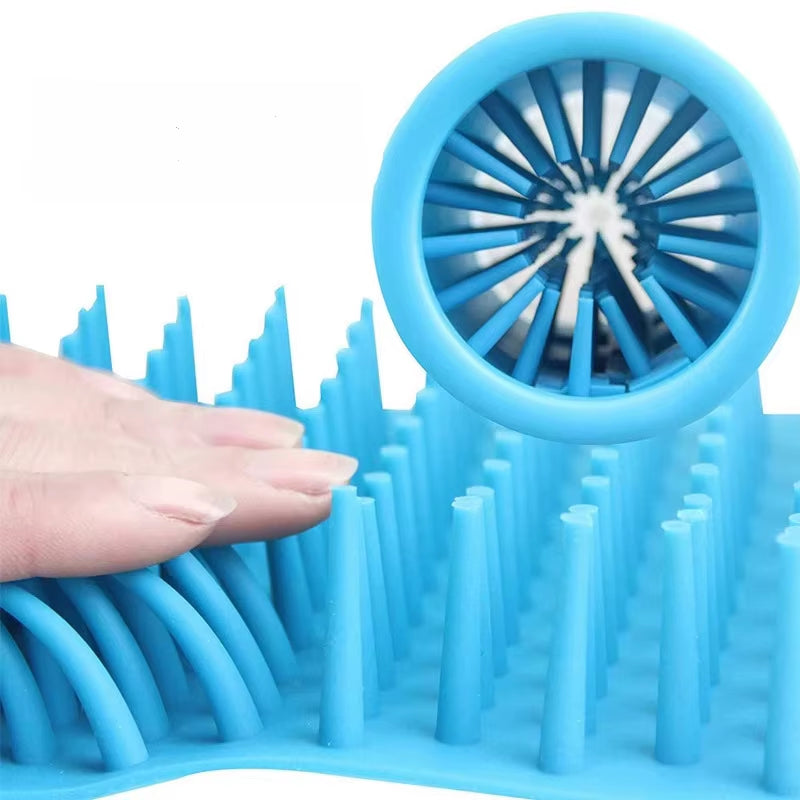 New 1Pcs Dog Foot Wash Artifact Cat Puppy Foot Cup Wash Paw Cleaning Free Scrub Automatic Wash Pet Foot Cup