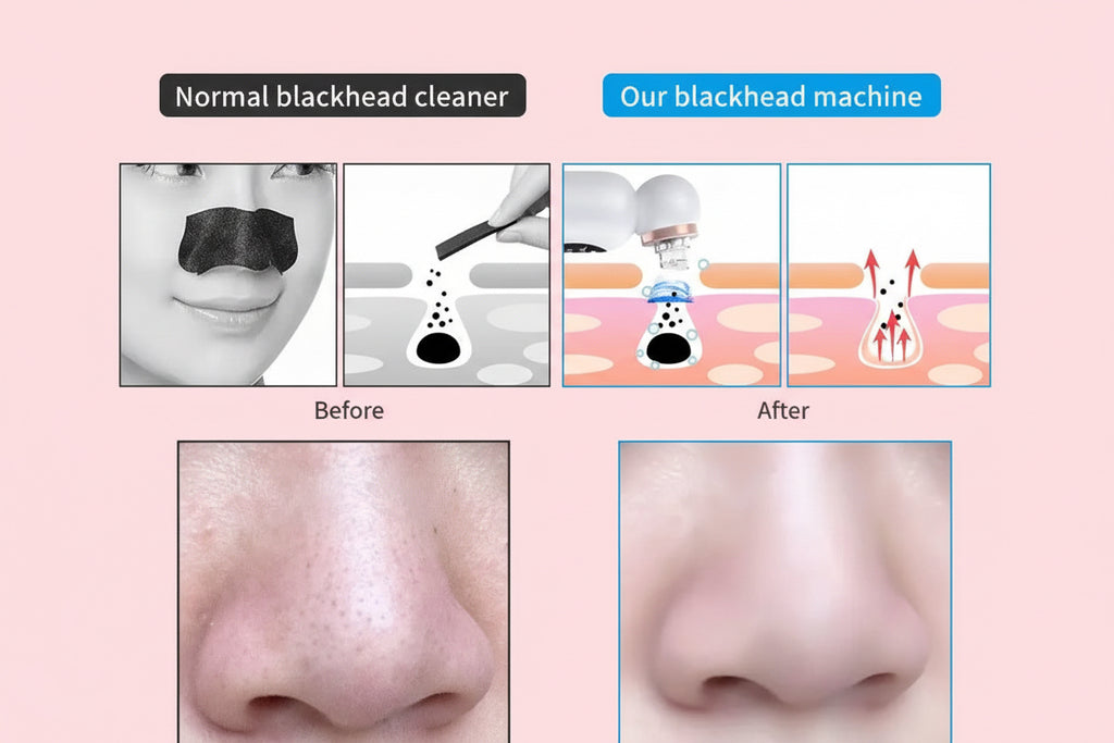 New Blackhead Remover Vacuum Suction Personal Care Small Bubble Electric Face Nose Cleaner